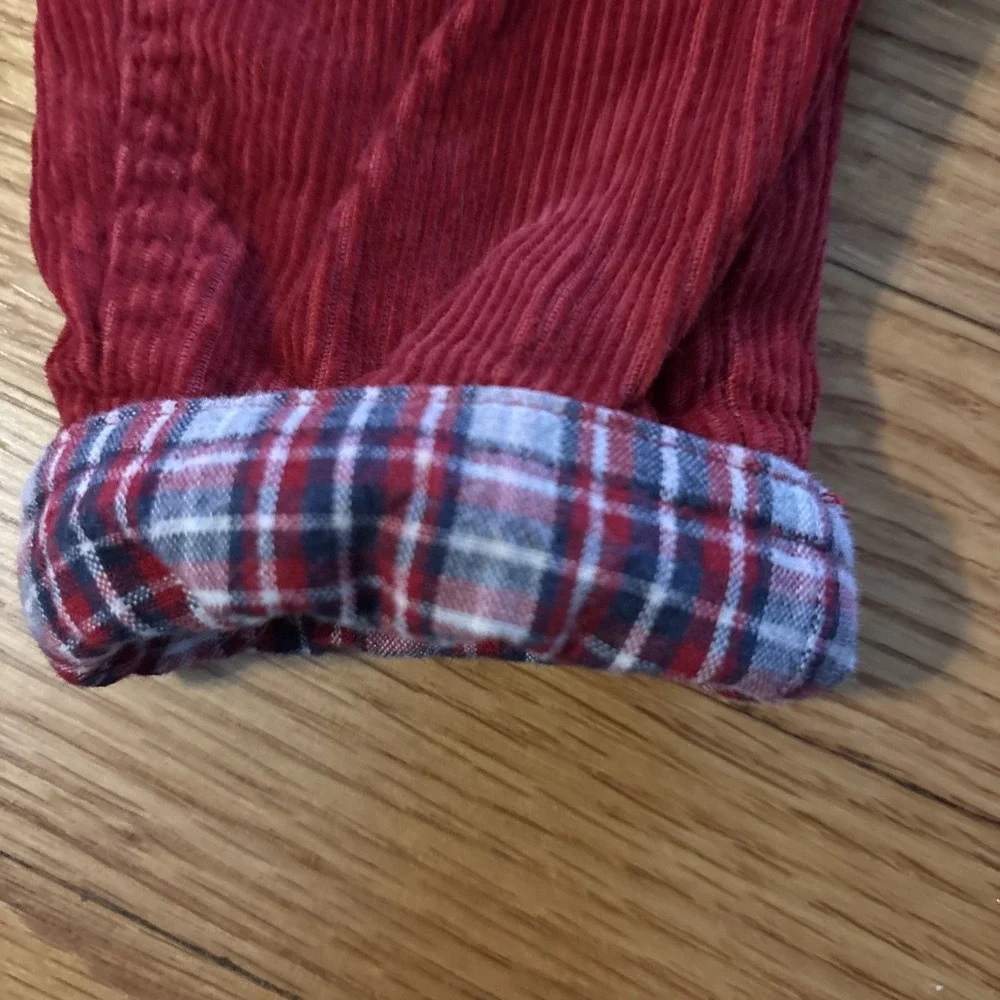 Oshkosh B'Gosh Vintage Corduroy Pants Overall Size 3/6 Months Embroidered Pocket